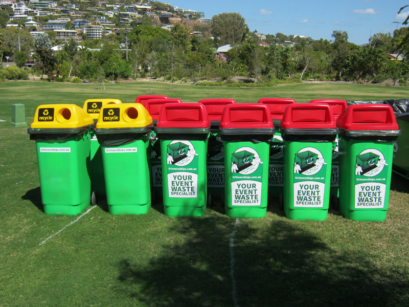 Event waste management - rubbish bins