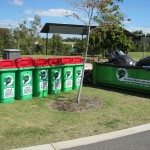 Event waste management - rubbish and recycle bins