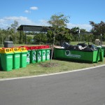 Event waste management - rubbish and recycle bins