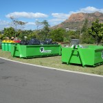Event waste management - bulk skip rubbish and recycle bins
